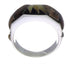 Jewelry Southwest Silver Tiger Eye Multicolor Ring Size 6-3/4 AX37208